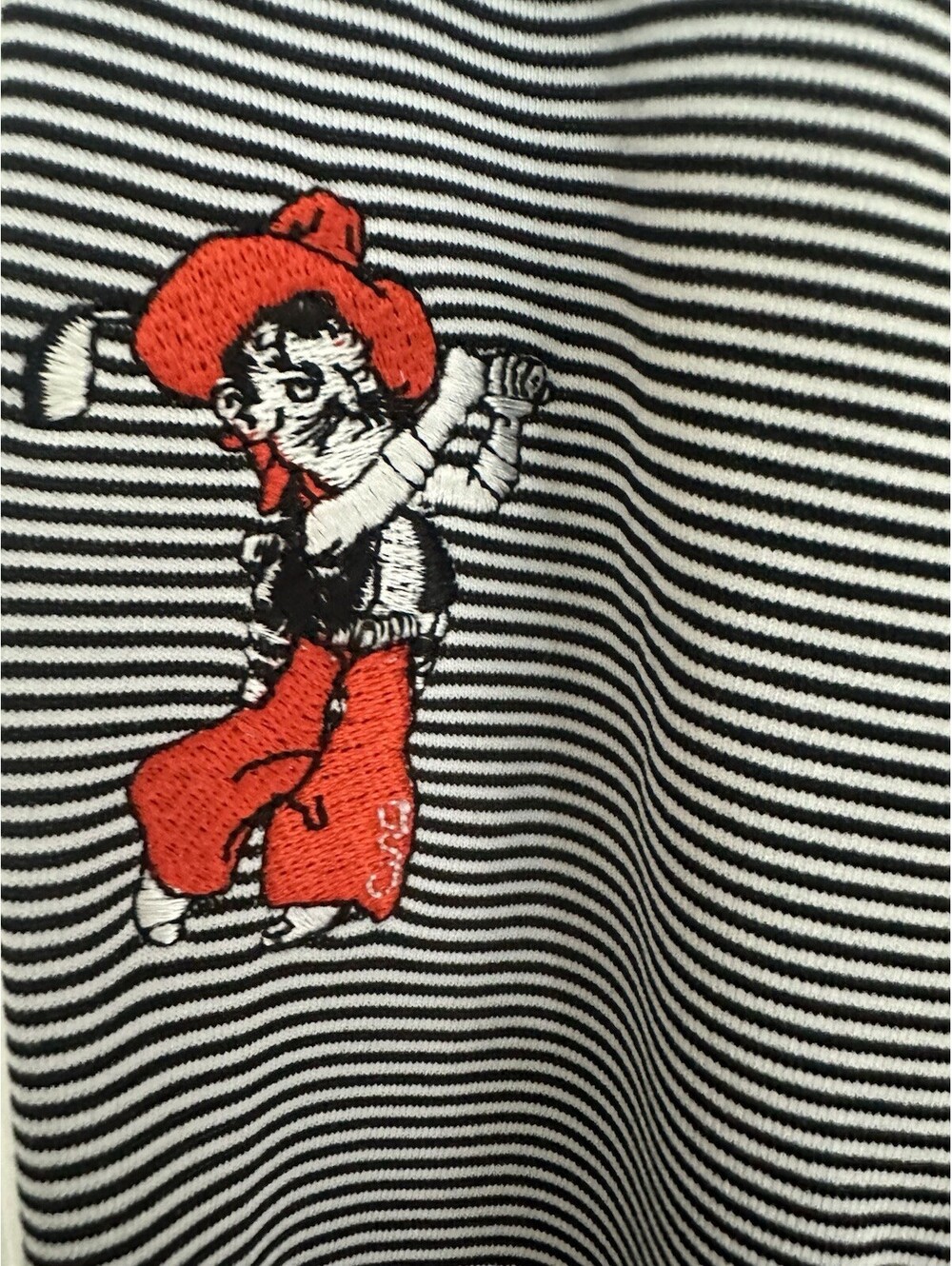 HTF PETER MILLAR OSU “Swinging Pete” Golf Unisex 1/4 Zip Pullover - Med